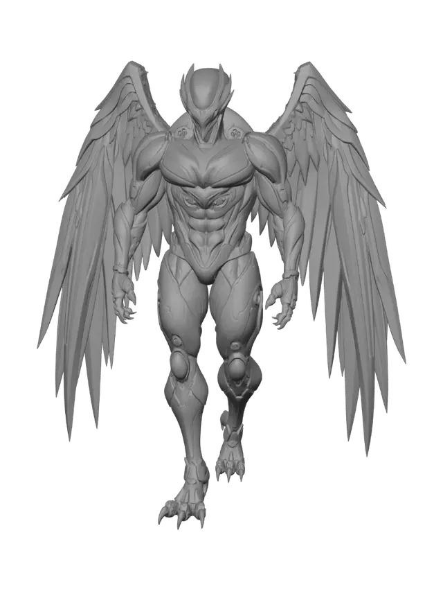 3D model for Golden Winged Automaton