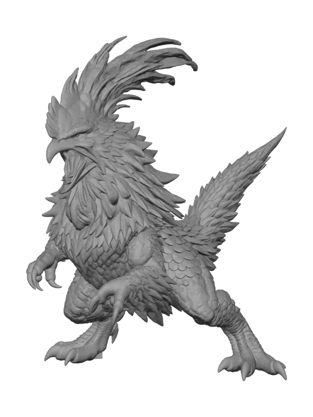 3D model for Crimson Ember Rooster
