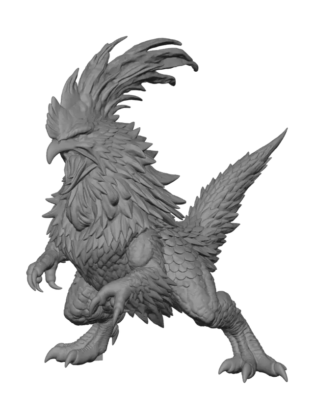 3D model for Crimson Ember Rooster