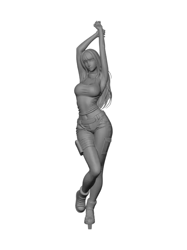 3D model for Hinata Hyuga Cosplay Poster