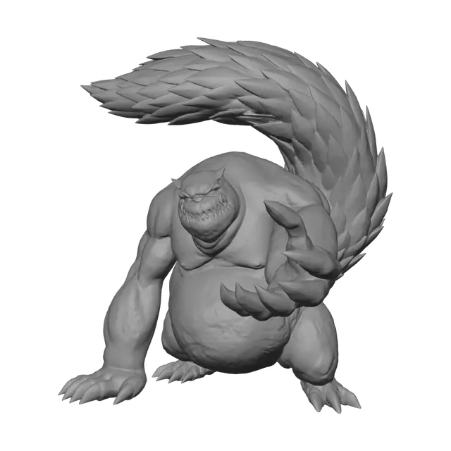 3D model for Shukaku