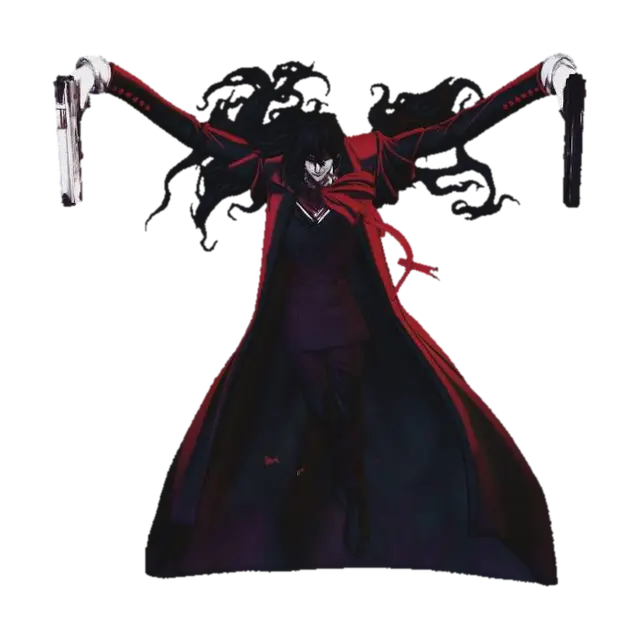 Hellsing alucard का AI द्वारा बनाया गया 3D मॉडल