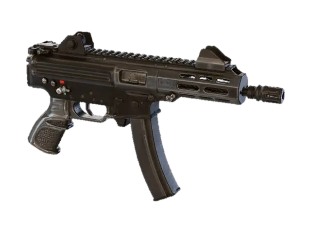 Submachine Gun - Assault 3D model, vytvořený pomocí AI