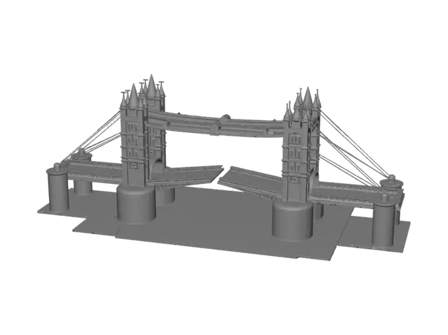 3D model for Tower Bridge Model