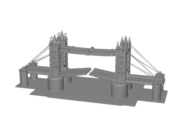 3D model for Tower Bridge Model