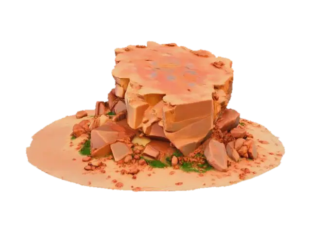 Desert Monolith - Geology model 3D, wygenerowany przez AI