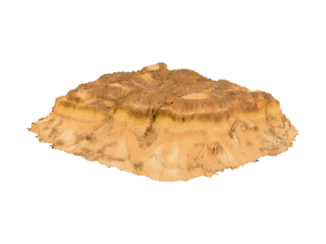 Desert Butte Formation - Geology model 3D, wygenerowany przez AI
