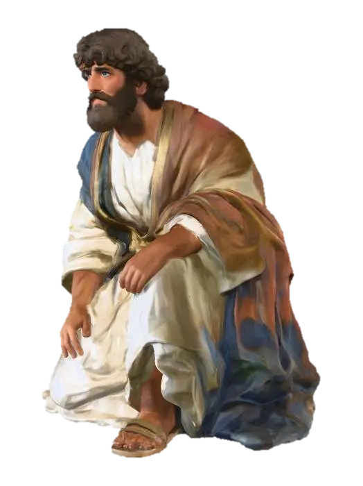 The Pensive Figure - Contemplation 3D model, vytvořený pomocí AI