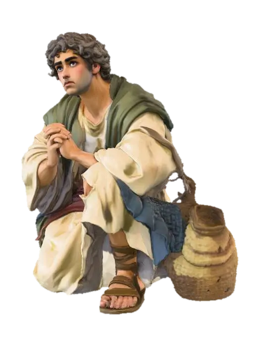 Contemplative Moment - Contemplation 3D model, vytvořený pomocí AI