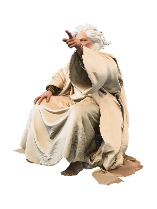 The Elder's Command 3D model, vytvořený pomocí AI