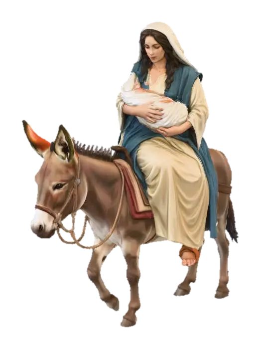Journey to Bethlehem - Nativity 3D model, vytvořený pomocí AI