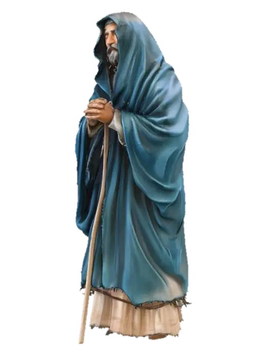 The Wise Wanderer 3D model, vytvořený pomocí AI