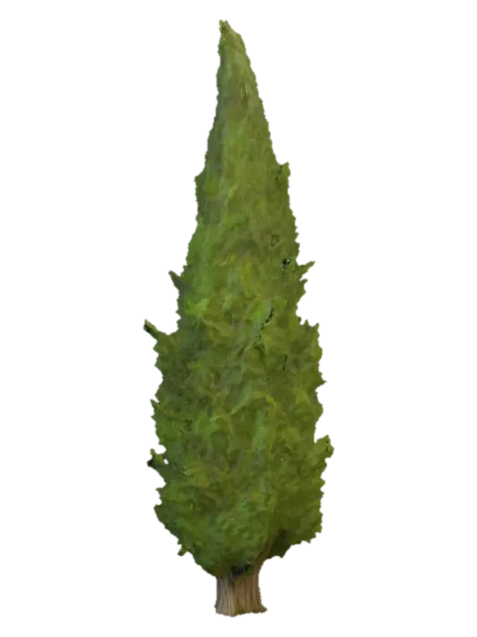 Evergreen Tower - Greenery 3D model, vytvořený pomocí AI