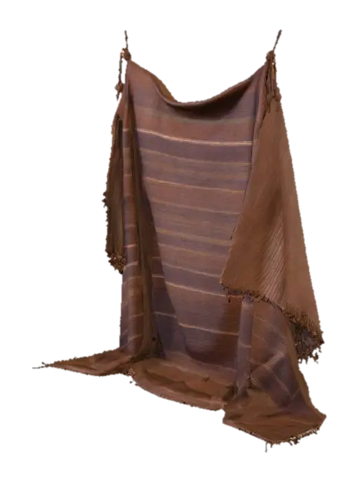 gemini-2.5-flash-image_create_primitive_8_foot_loomed_brown_cloth_drape_that_large_… - Textiles 3D model, vytvořený pomocí AI