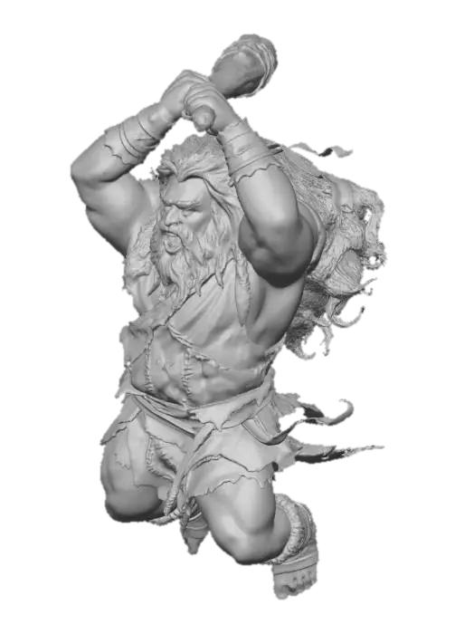 3D model for Wrath of the Caveman