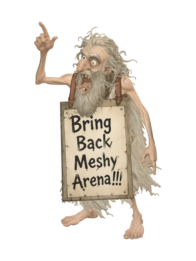 Bring Back Meshy Arena - Competition 3D model, vytvořený pomocí AI