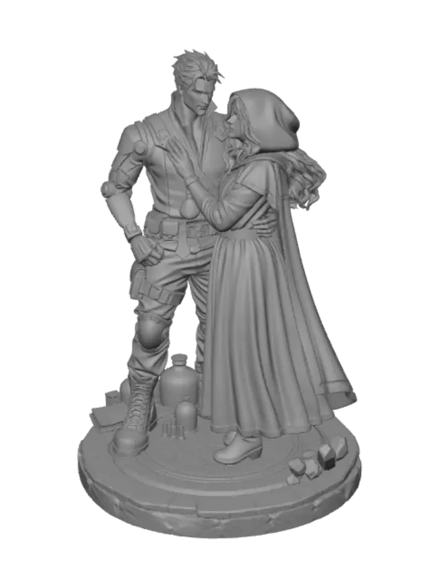 3D model for Crimson Hood, Iron Heart