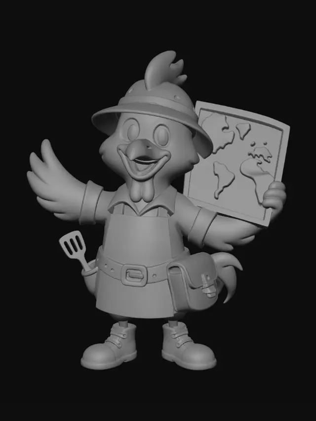 3D model for Globe-Trotting Gourmet Chicken