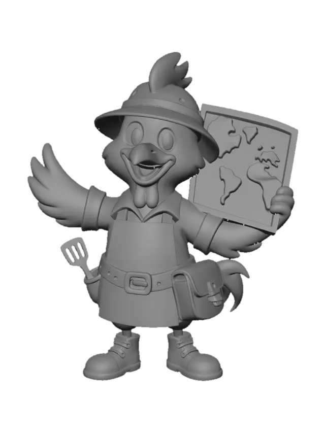 3D model for Globe-Trotting Gourmet Chicken