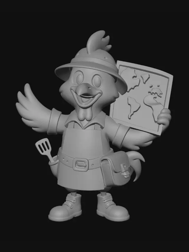 3D model for Globe-Trotting Gourmet Chicken