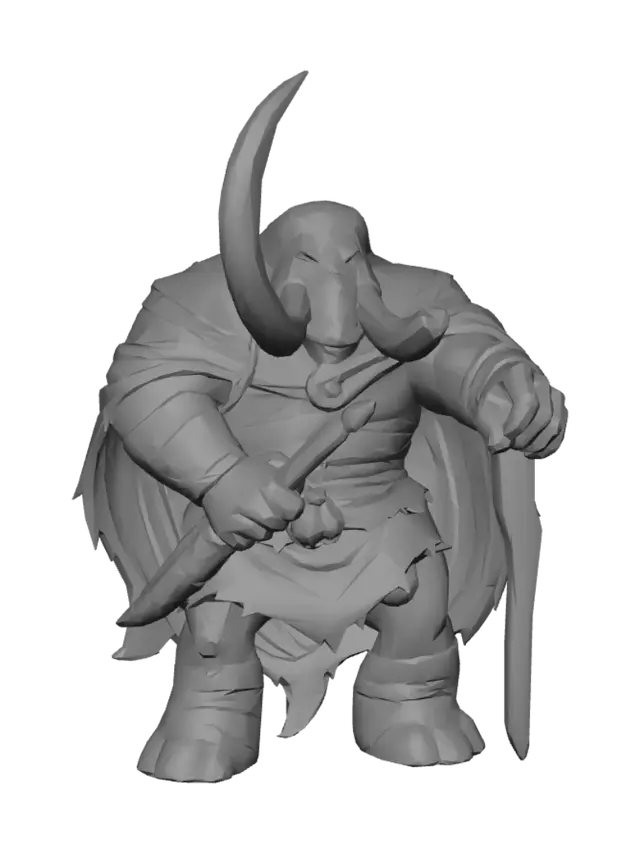 3D model for Mammoth Warlord