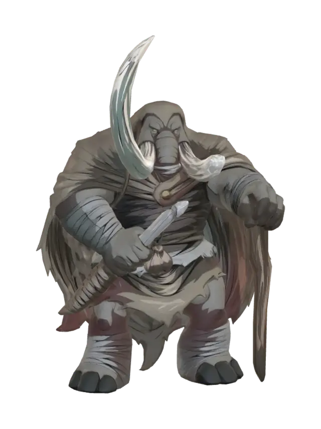 3D model for Mammoth Warlord