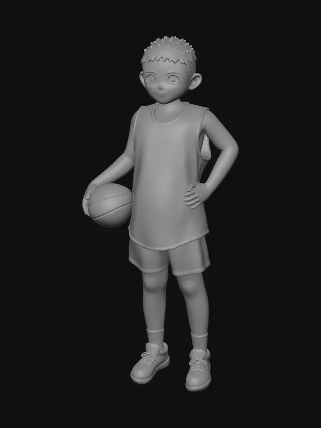 3D model for Young Basketball Player