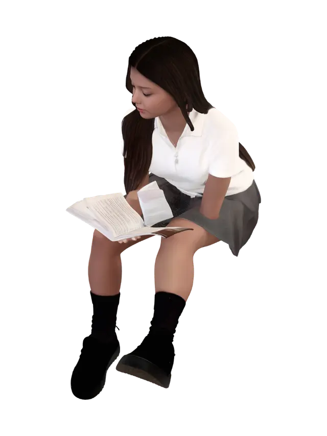 3D model for Quiet Reading in the Library