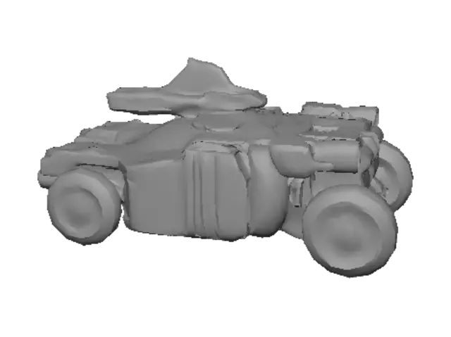 3D model for Purple Transformer on Gravel