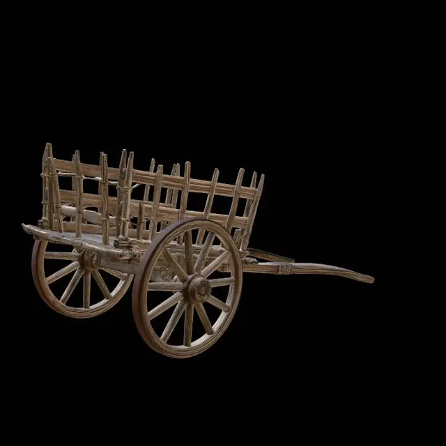 3D model for Weathered Wagon