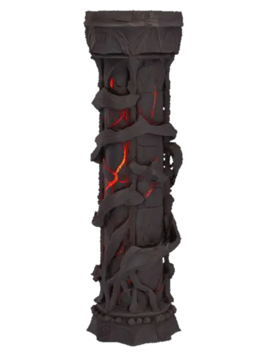 3D model for Infernal Obsidian Pillar