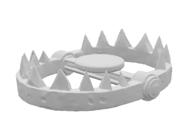 3D model for Bear Trap