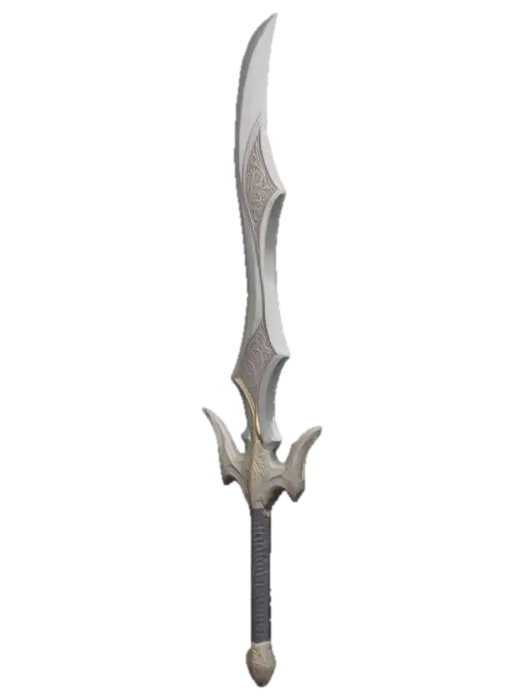 Eclipse Blade 3D model, vytvořený pomocí AI
