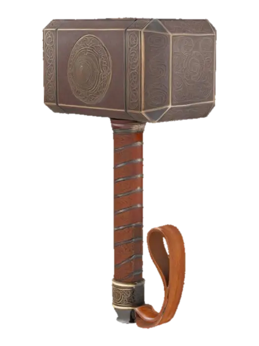 [Oslo] , #AroundTheWorld#, Mjolnir the hammer of gods - Norway-3D-modell, genererad av AI