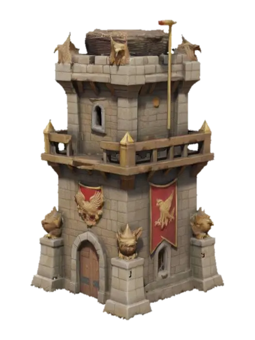3D model for Eagle Guardian Tower