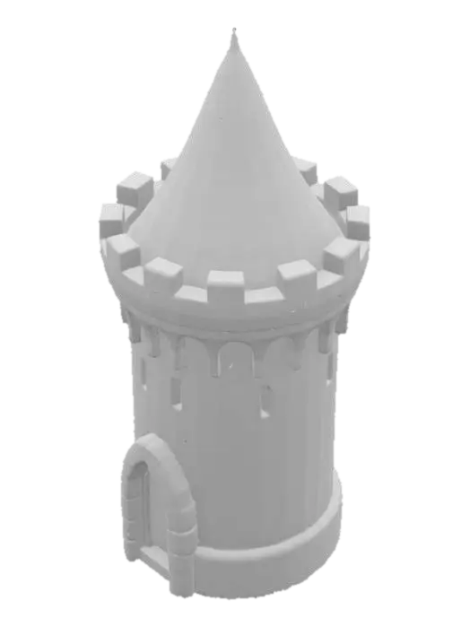 3D model for Medieval Tower
