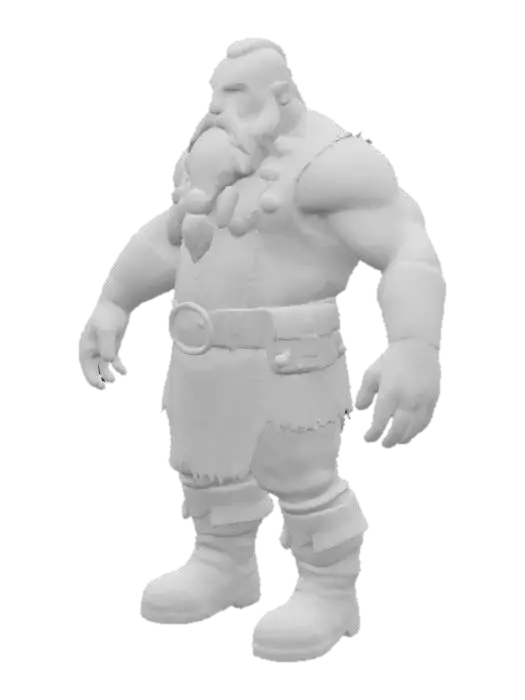 3D model for Dwarven Miner