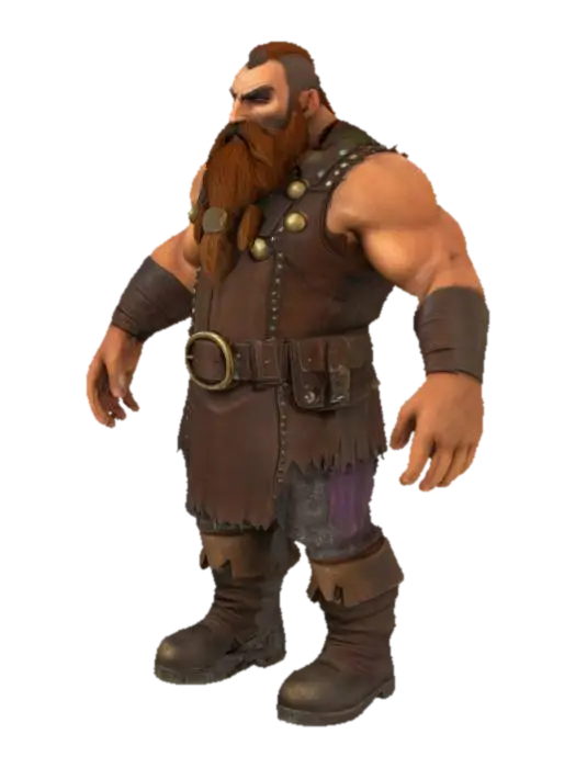 3D model for Dwarven Miner