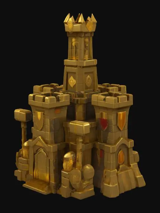 3D model for Fantasy Fortress