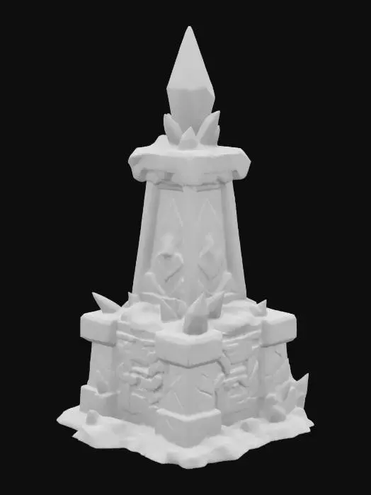 3D model for Frostbound Obelisk