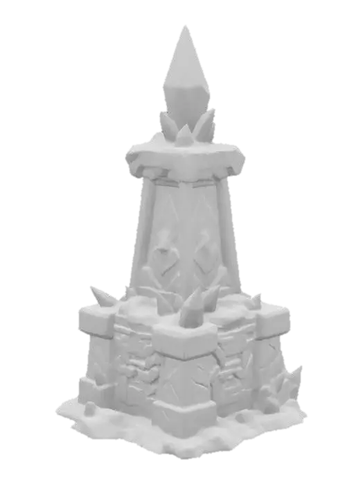 3D model for Frostbound Obelisk