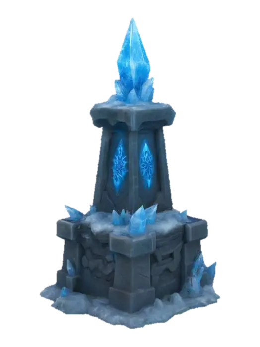 3D model for Frostbound Obelisk