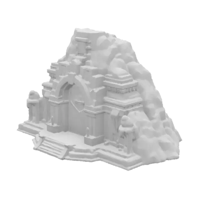 3D model for Mountain Fortress Entrance