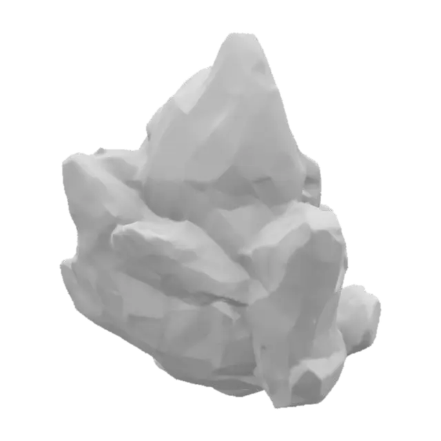 3D model for Mystic Glacier