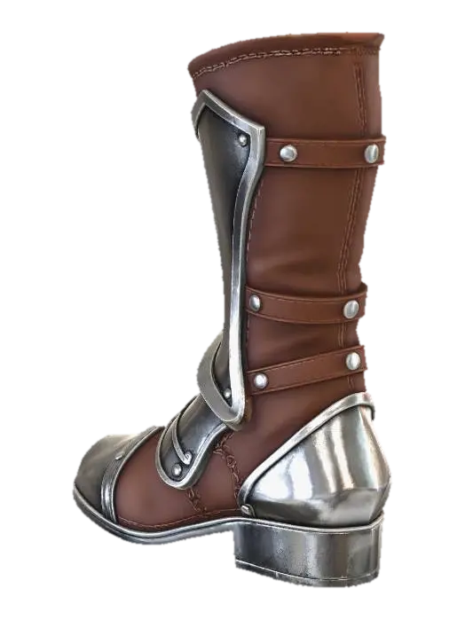Steelbound Leg Armor - Boot 3D model, vytvořený pomocí AI