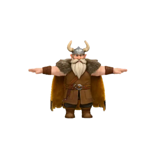 3D model for Viking Elder