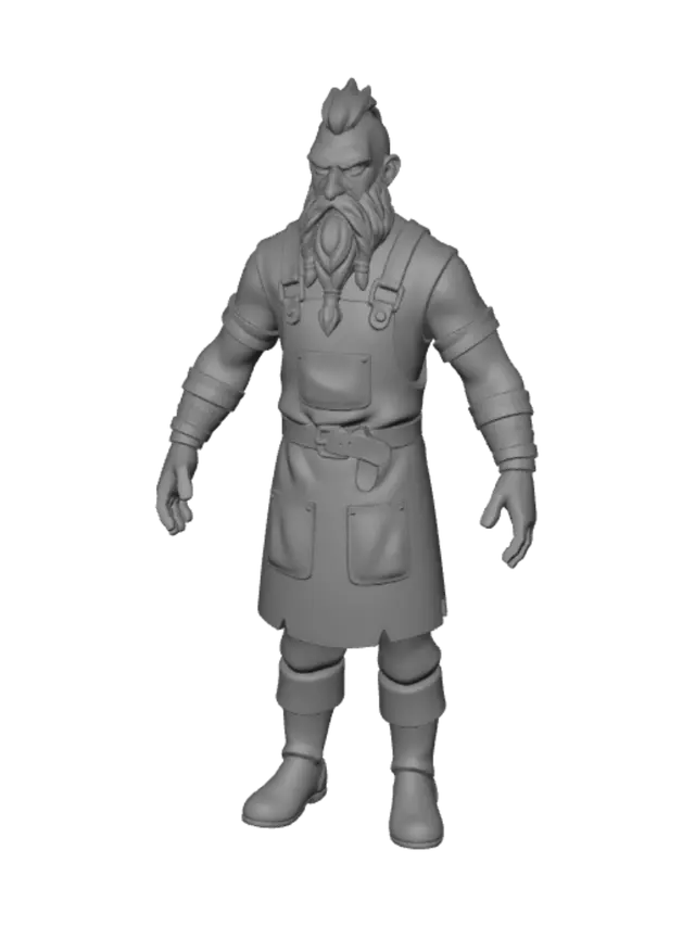 3D model for Ironbeard Forgehand
