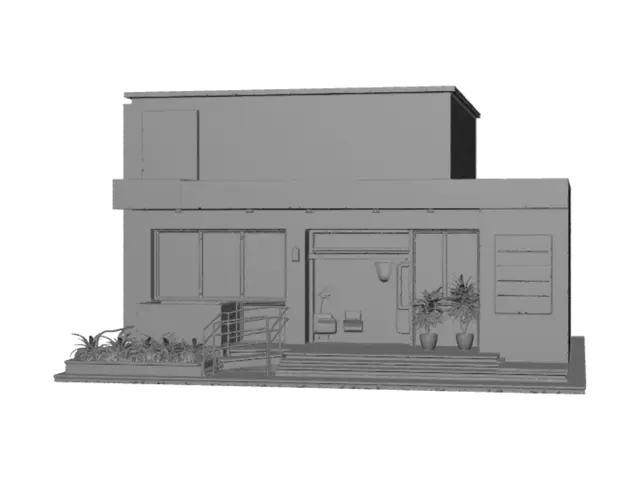 3D model for Healthcare Clinic Exterior