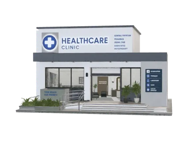 3D model for Healthcare Clinic Exterior