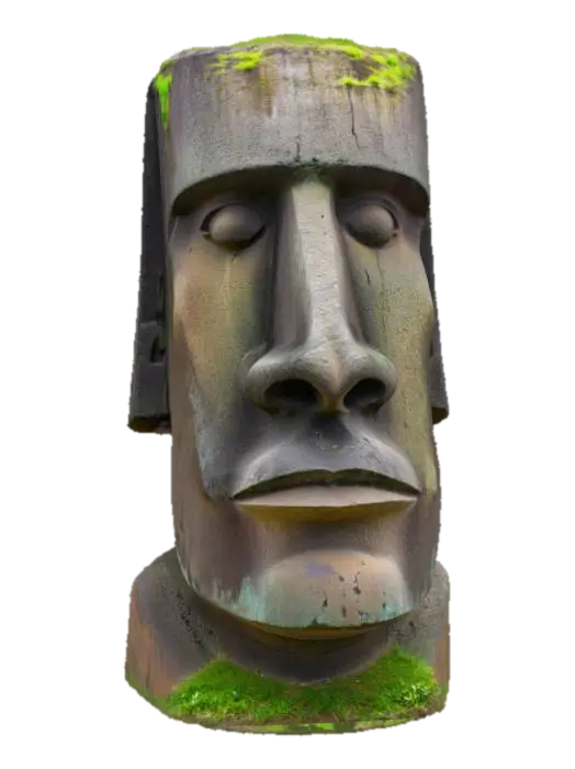 3D model for [Easter Island] Moai Statue, #AroundTheWorld#